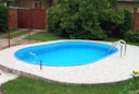 Vorschaubild myPOOL Swimming Pool Poolset Premium Ovalform mit Sandfilteranlage - weiß