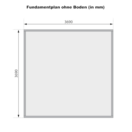 Karibu Woodfeeling Gartenhaus Trittau 3/4/5/6 - 38 mm