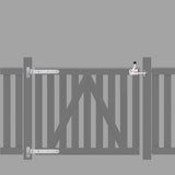 TraumGarten Raja Einzeltor BeschlagsatzZubehörbild