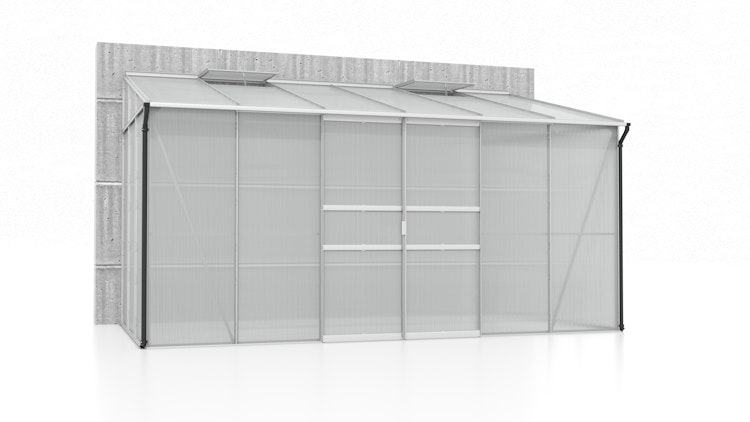 Vitavia Gewächshaus Osiris/Ida 7800 inkl. 2 Dachfenster - 7,8 m²