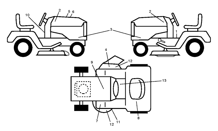 Husqvarna Gartentraktoren 96048001402 YTH24V48LS