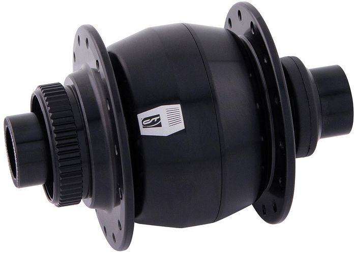 CONTEC Nabendynamo Powerhouse Hub 1+ 28 Loch schwarz