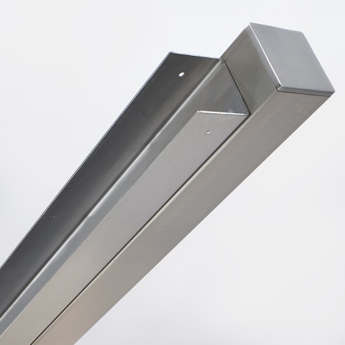 BambusBASIS Modul5 Anfangs- / Endpfosten Edelstahl