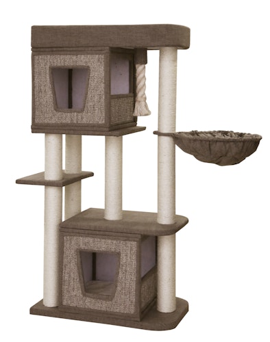 Nobby Kratzbaum Zati 70x40x141cm Leinenoptik braun