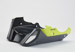 BODYSTYLE Sportsline Bugspoiler ABS Kunststoff grau/gelb für YAMAHA MT-09 / SP 