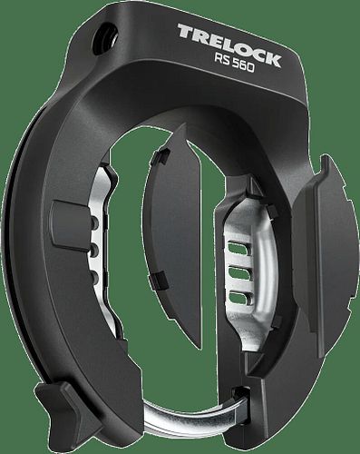 Trelock Rahmenschloss RS 560 schwarz 453 AZ Standard, abziehbarer Schlüssel