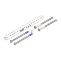 Griffwerk Set für Griffe fast2fix fast2Fix Hohlstift 8mm 60-70mm