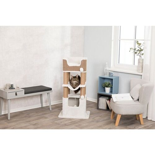 TRIXIE Kratzbaum XXL Lucano 110cm weiß/taupe