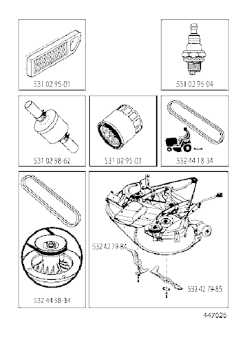 Husqvarna Gartentraktoren 96051009200 CTH 174