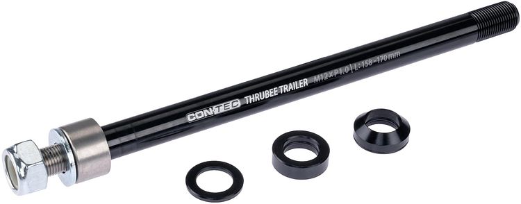 CONTEC Achsadapter Thrubee Trailer 12 mm schwarz 1,0"
