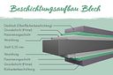 Vorschaubild Karibu Sichtschutzzaun Blickdicht Einzeltor 1070 x 1850 mm 