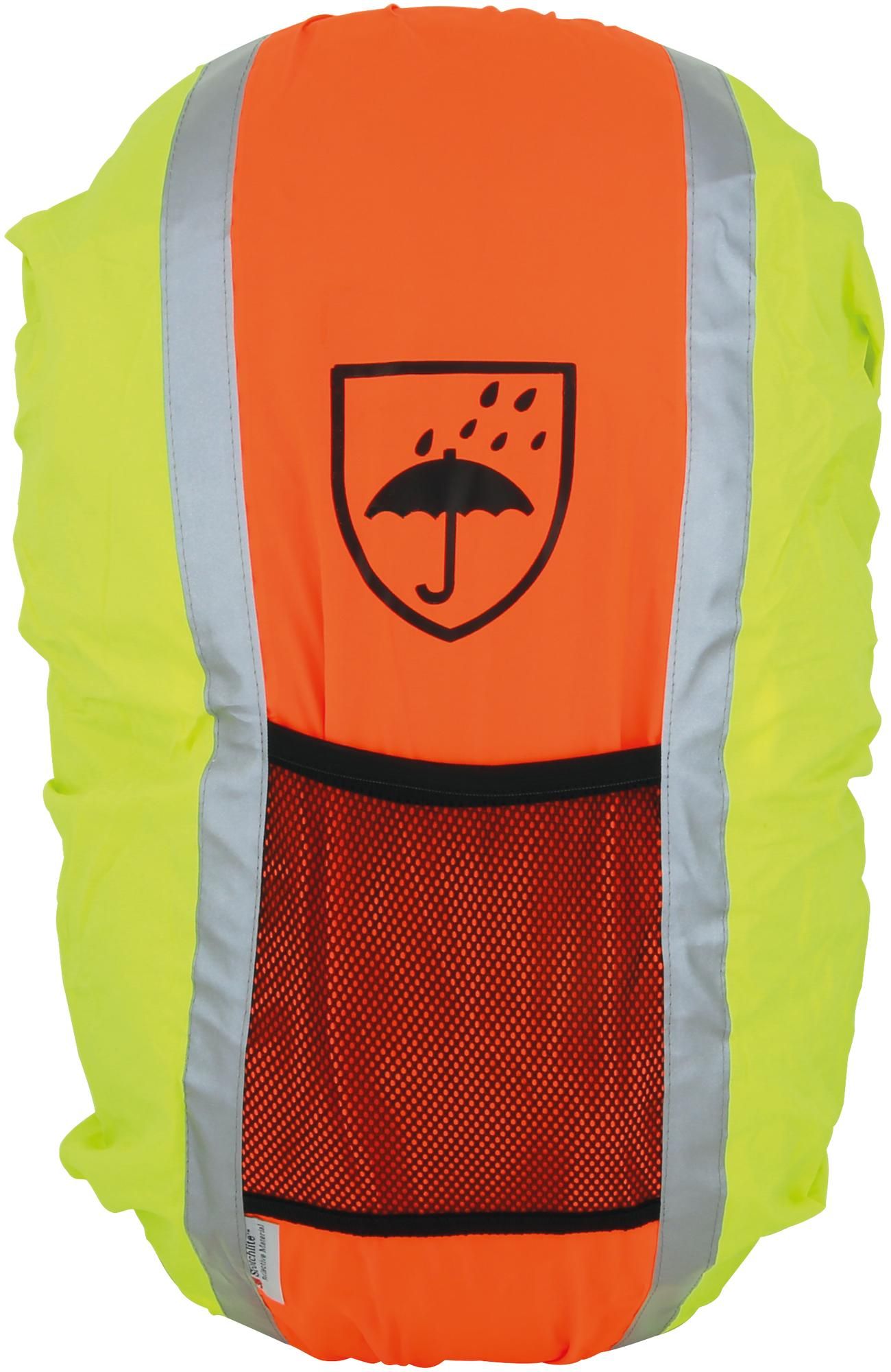 Fasi Regenschutz Reflex-Rucksackhülle gelb,orange