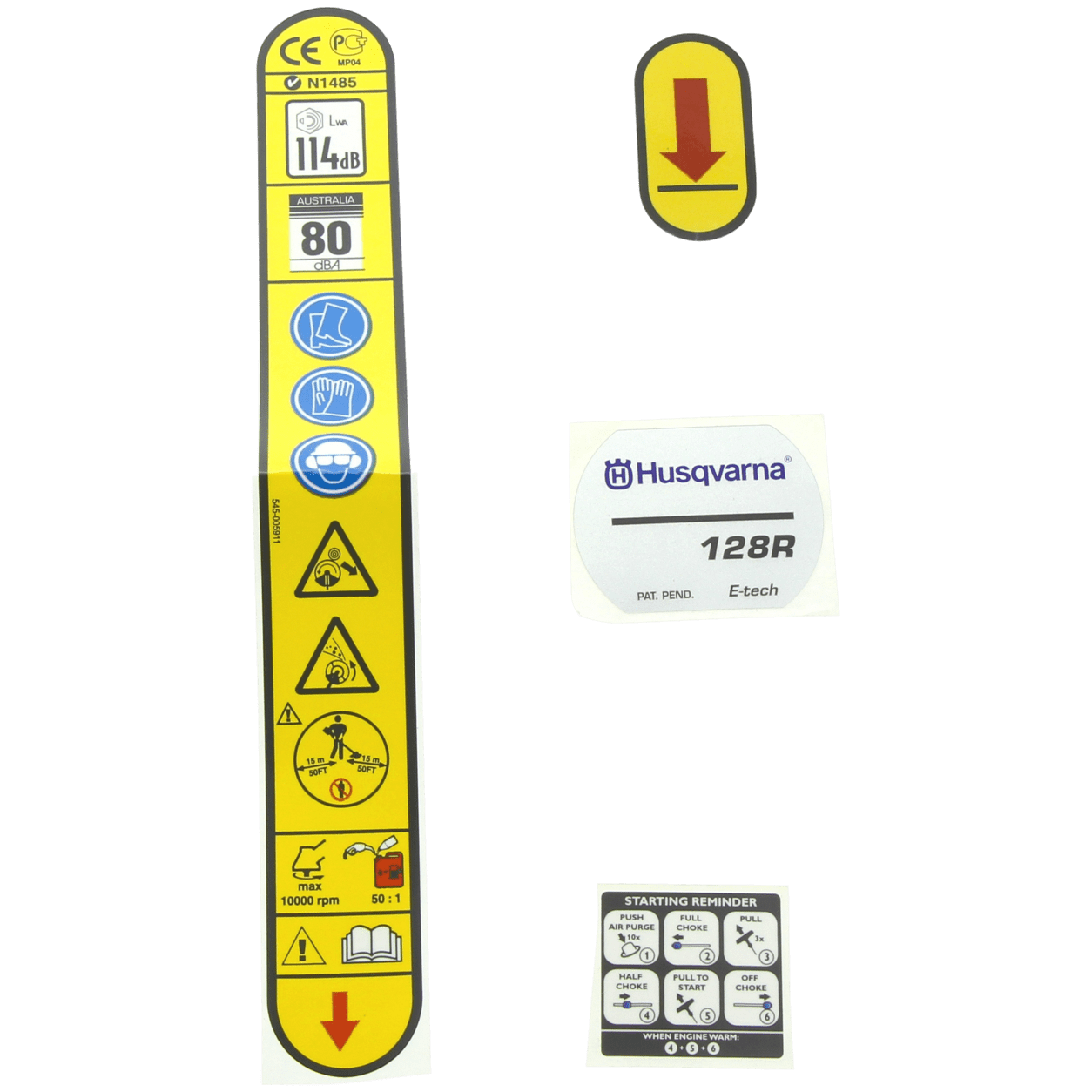 Husqvarna 545 18 08-82 - AUFKLEBER SET