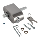 Vorschaubild GRIFFWERK Fensterschloss 4-fach Rastung verschließbar 7x32mm - Edelstahl matt