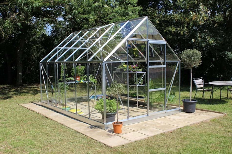Halls Gewächshaus Universal SET inklusive Fundamentrahmen - 9,9 m²