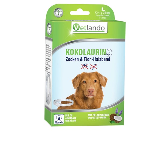 Vetlando Kokolaurin Anti-Zecken- & Flohhalsband Hundepflegeartikel