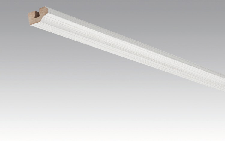 MEISTER Deckenabschlussleiste 19/38 mm  Streifer silber 4021 - 2380 mm