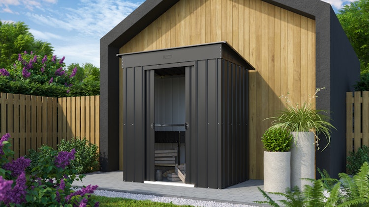 Globel Metallgerätehaus Skillion S64 - S84