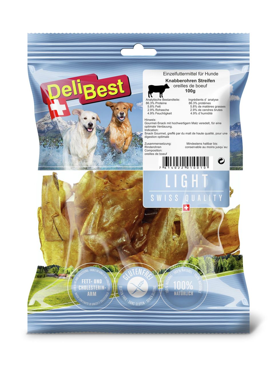 DeliBest Knabberohren Hundekauartikel