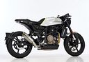 Vorschaubild Shark Performance SLIP-ON Titan silber SRC 4 für HUSQVARNA Svartpilen 701,Vitpilen 701 EURO4  