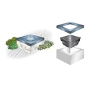 Vorschaubild Heissner Terrassenteich PE-Becken 900 Liter (B084-00)