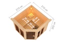 Vorschaubild Karibu Sauna Airi Superior mit Eckeinstieg 68 mm inkl. gratis Sauna-Zubehörset im Wert von 234,94 €