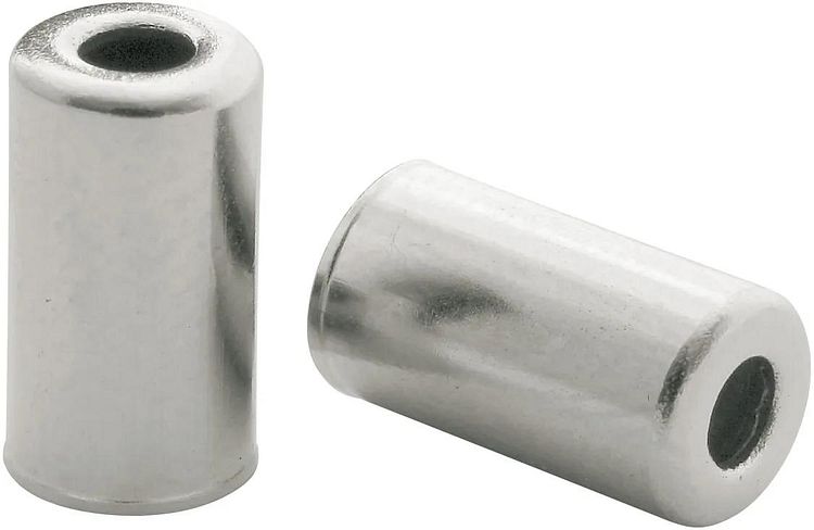 Elvedes Endhülse Bremse 5 mm silber