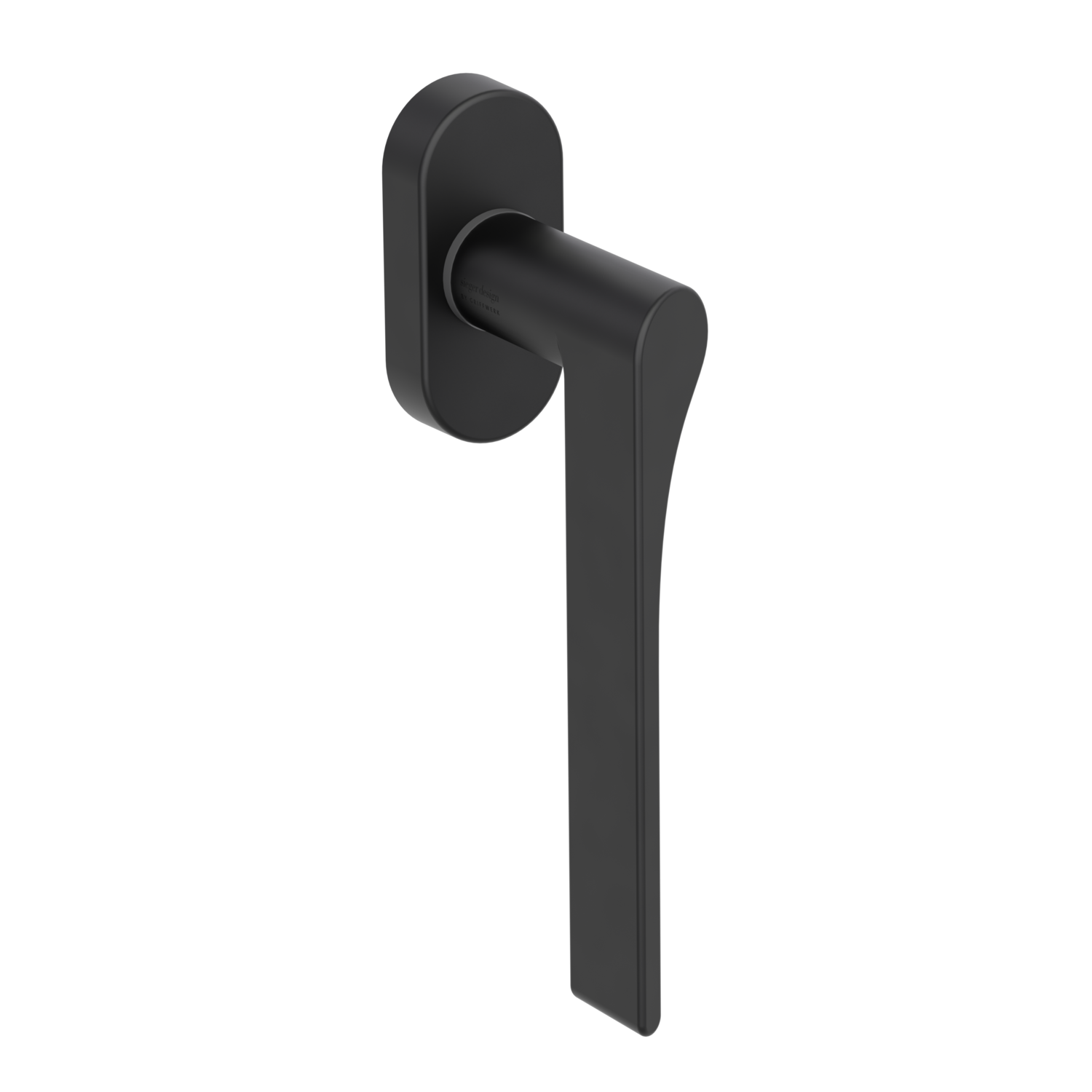 GRIFFWERK Fenstergriff LEAF LIGHT Graphitschwarz L 7x32mm
