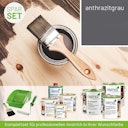 Vorschaubild Innen- und Außenanstrich Komplettset für Gartenhäuser von 10 bis 15 m² Grundfläche (Deckfarbe)