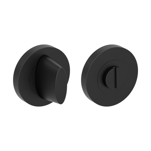 Griffwerk Rosettenpaar rund GK4 -Graphitschwarz Schraubtechnik -WC