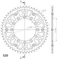 Supersprox Stealth-Kettenrad 520 51Z (Gold)
