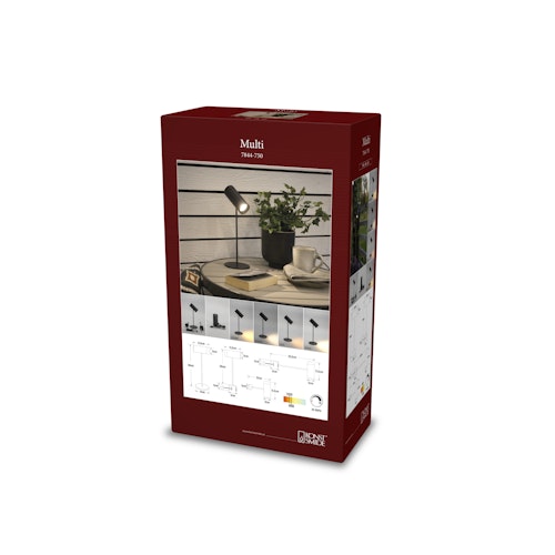 Konstsmide Tischleuchte Multi schwarz USB (7844-750)