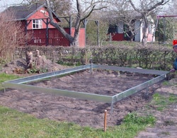 Halls Stahlfundament für Gewächshaus Popular- 3,8 m² / 5,0 m² / 6,2 m²