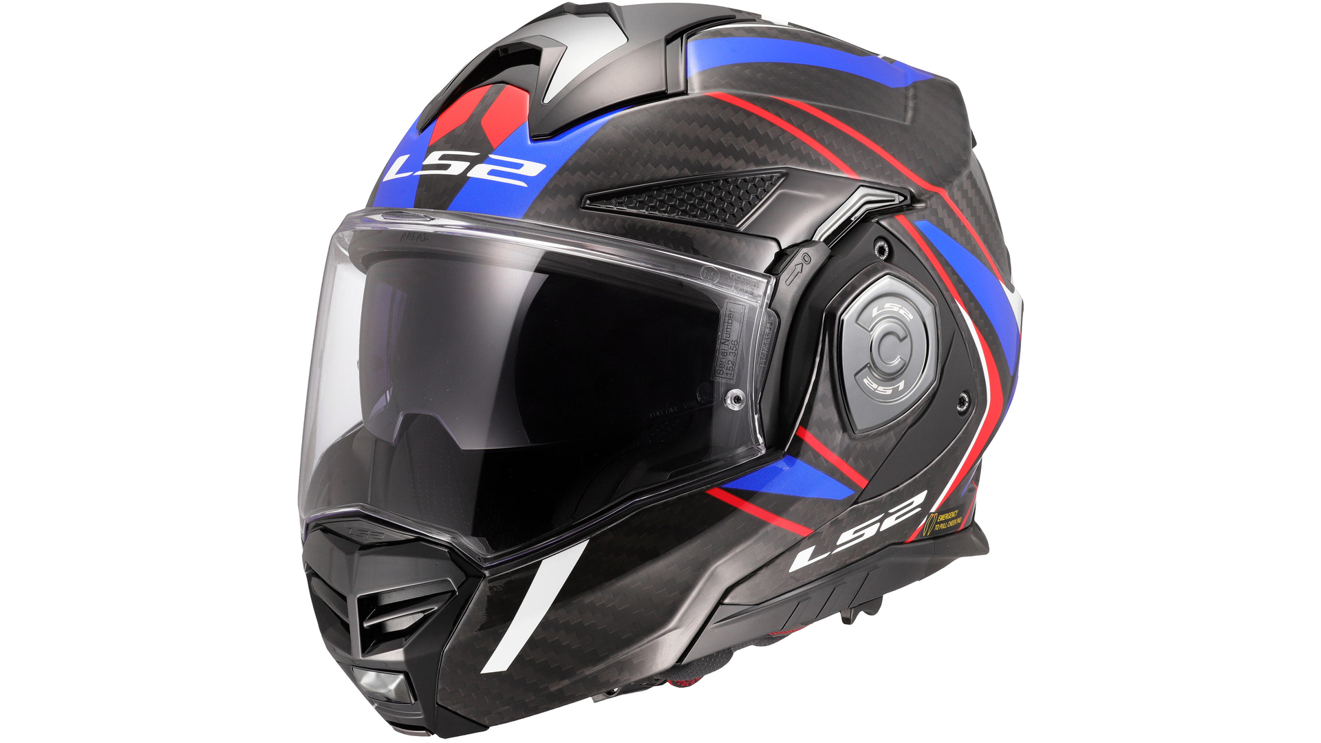 LS2 Klapphelm FF901 Advant X Carbon Future II - Größe XL