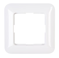 Kopp Abdeckrahmen CADIZ 1-fach arktis-weiß