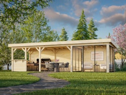 Palmako Carport/Pavillon Connect Lenna 24,9 m² Set 416 Slide