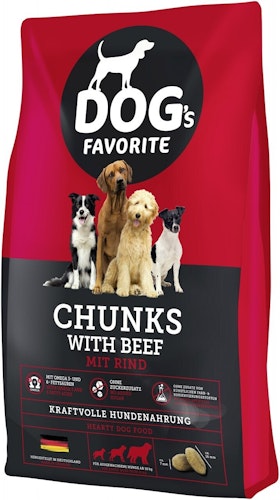 Happy Dog Favorite Chunks mit Rind