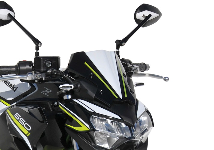 BODYSTYLE Sportsline Scheinwerferverkleidung ABS Kunststoff grün/schwarz für KAWASAKI Z650 