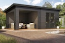 Wolff Finnhaus WPC Gartenhaus Tona 6030 - 28 mm