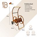 Vorschaubild Badeko Schlauchwagen ,,Deluxe“ in Edelrost