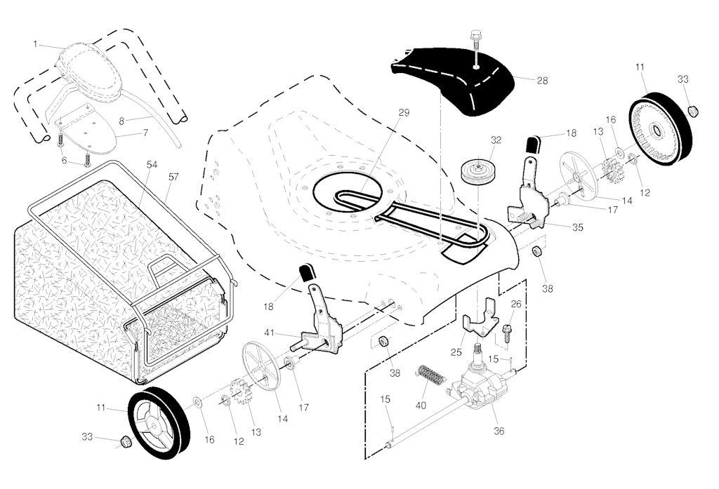 Explosionszeichnung Ersatzteile
