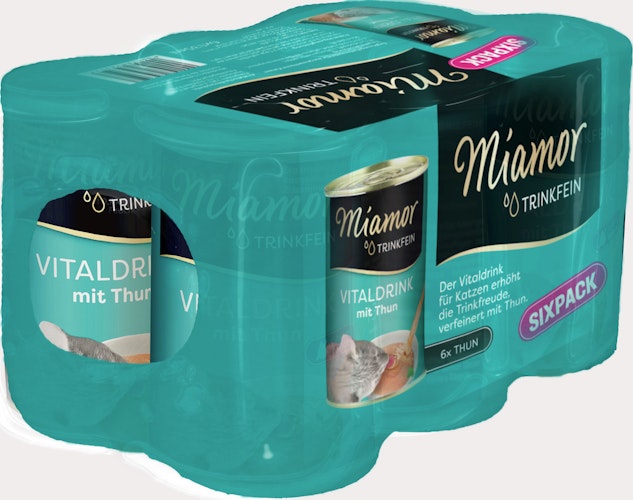 Miamor Trinkfein Vitaldrink Sixpack 6 x 135 Milliliter Katzennahrungsergänzung