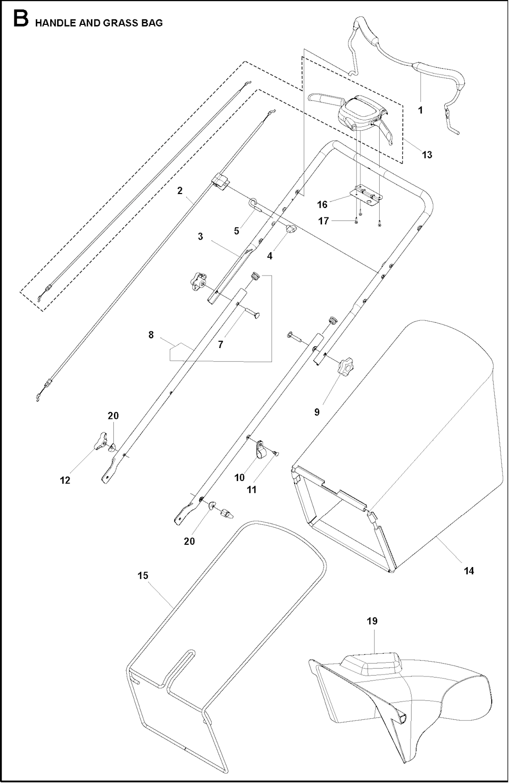 Explosionszeichnung Ersatzteile