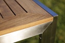 Diamond Garden Tisch SIENA 180x90 cm, Edelstahl / Premium Teak - Auslaufartikel