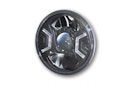 Vorschaubild HIGHSIDER pro 7 Zoll Hauptscheinwerfereinsatz Typ 2 LED Schwarz E-geprüft (1Stck)