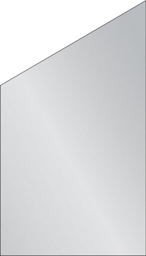 BM Systemglas Anschlusselement beidseitig 103 x 180/120 cm TYP 214-219, 228