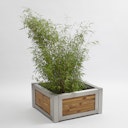 Vorschaubild BambusBASIS Hochbeet mit Kokosfrostschutzmatte - Profile Edelstahl