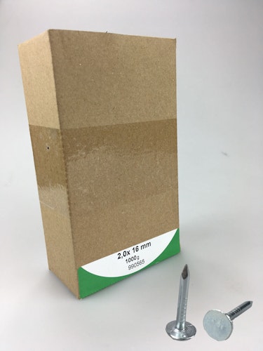 Dachpappnägel verzinkt, 16 mm, 1 kg