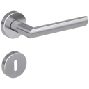 Vorschaubild Griffwerk Türgriff OVIDA K3 Edelstahl matt - Klipptechnik