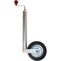 Stützrad Ø 48 mm, Stützlast 150 kg, Metallfelge